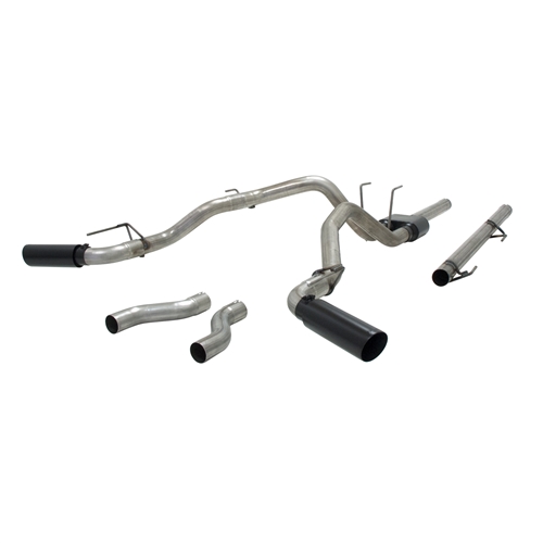 For Dodge Ram 1500 Truck 09-18 2.5 Dual Exhaust Flow II Stainless Muffler B C T